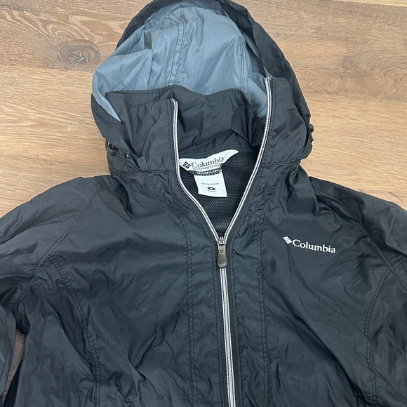 Columbia Sportswear Company Hooded Rain Jacket Black Women's Size Small - Picture 5 of 13